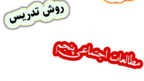 طرح درس و روش تدریس مطالعات اجتماعی پنجم، درس5: جمعیت ایران