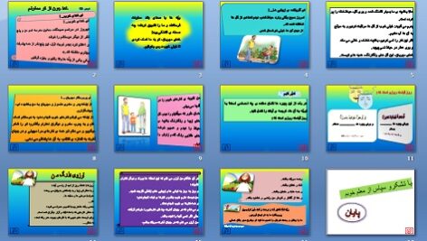دانلود پاورپوینت درس نوزدهم هدیه های آسمان چهارم دبستان درس خدا جون از تو ممنونم