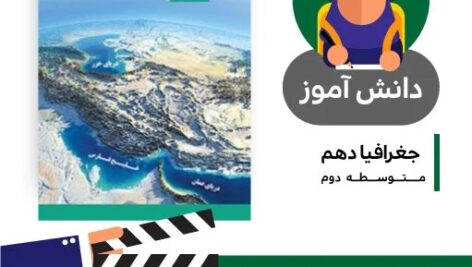 دانلود آموزش درس (سکونت های ایران بخش دوم) کتاب جغرافیای دهم متوسطه به صورت فایل انیمیشن